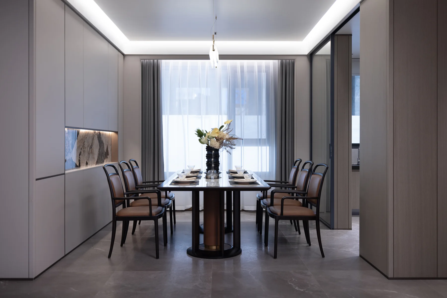 Shanhe Mingzhu dining space