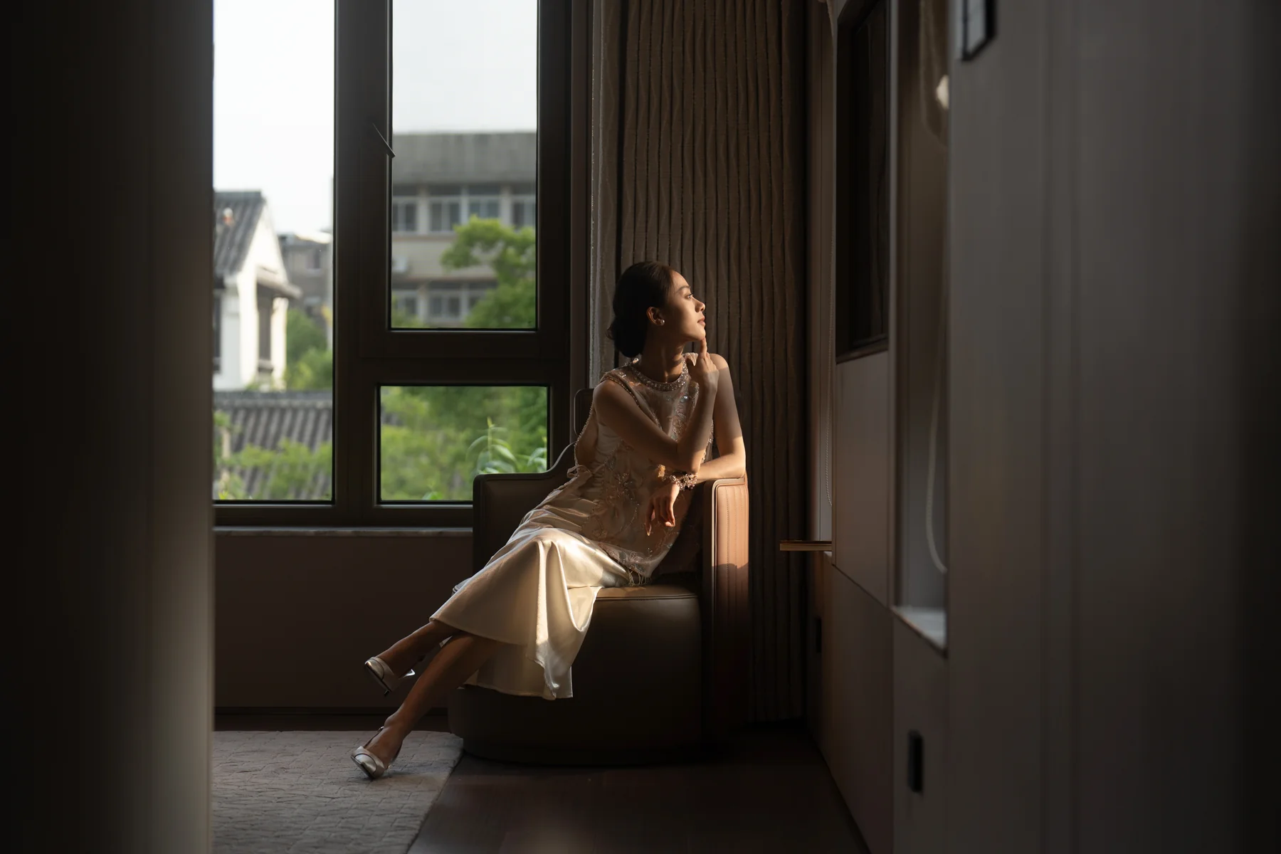 Taoyuanli lifestyle moment by the window