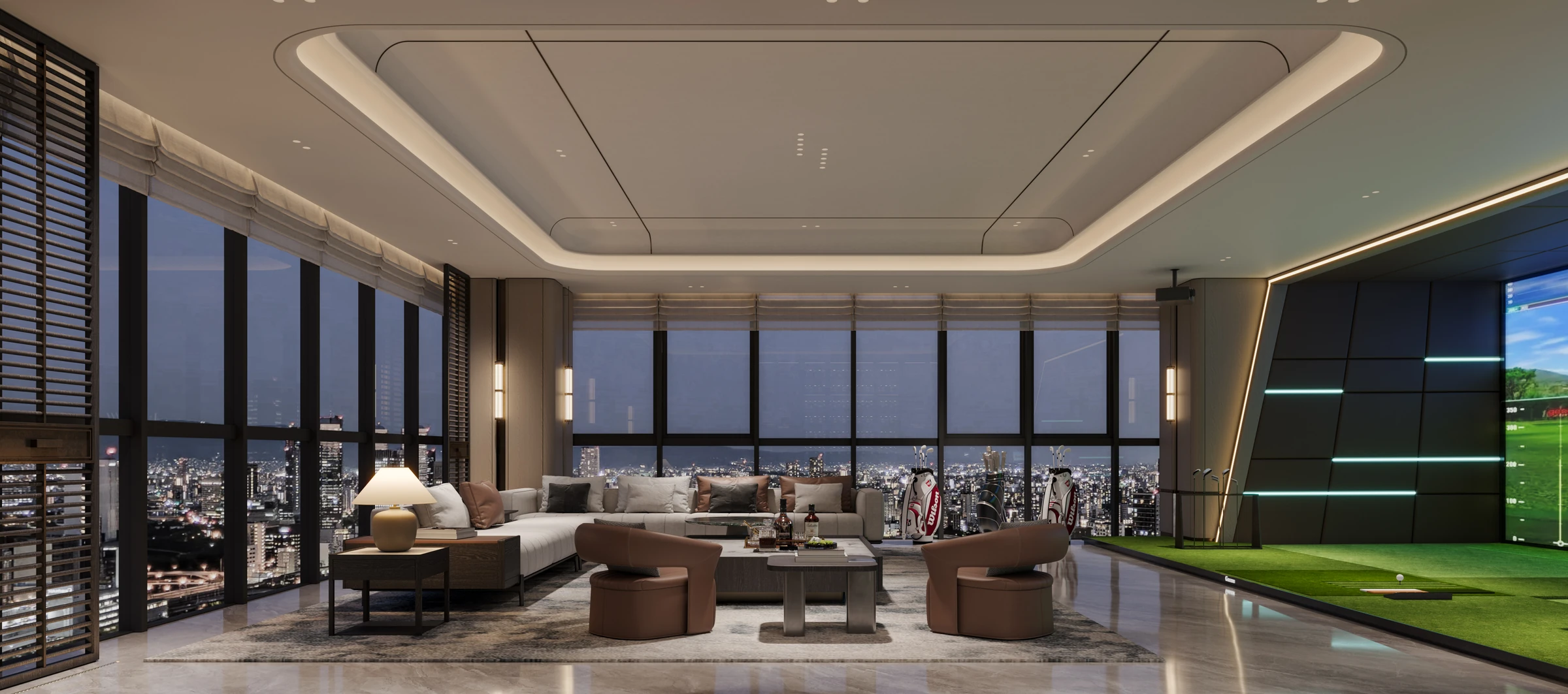 Datang International top-floor clubhouse project space image 06