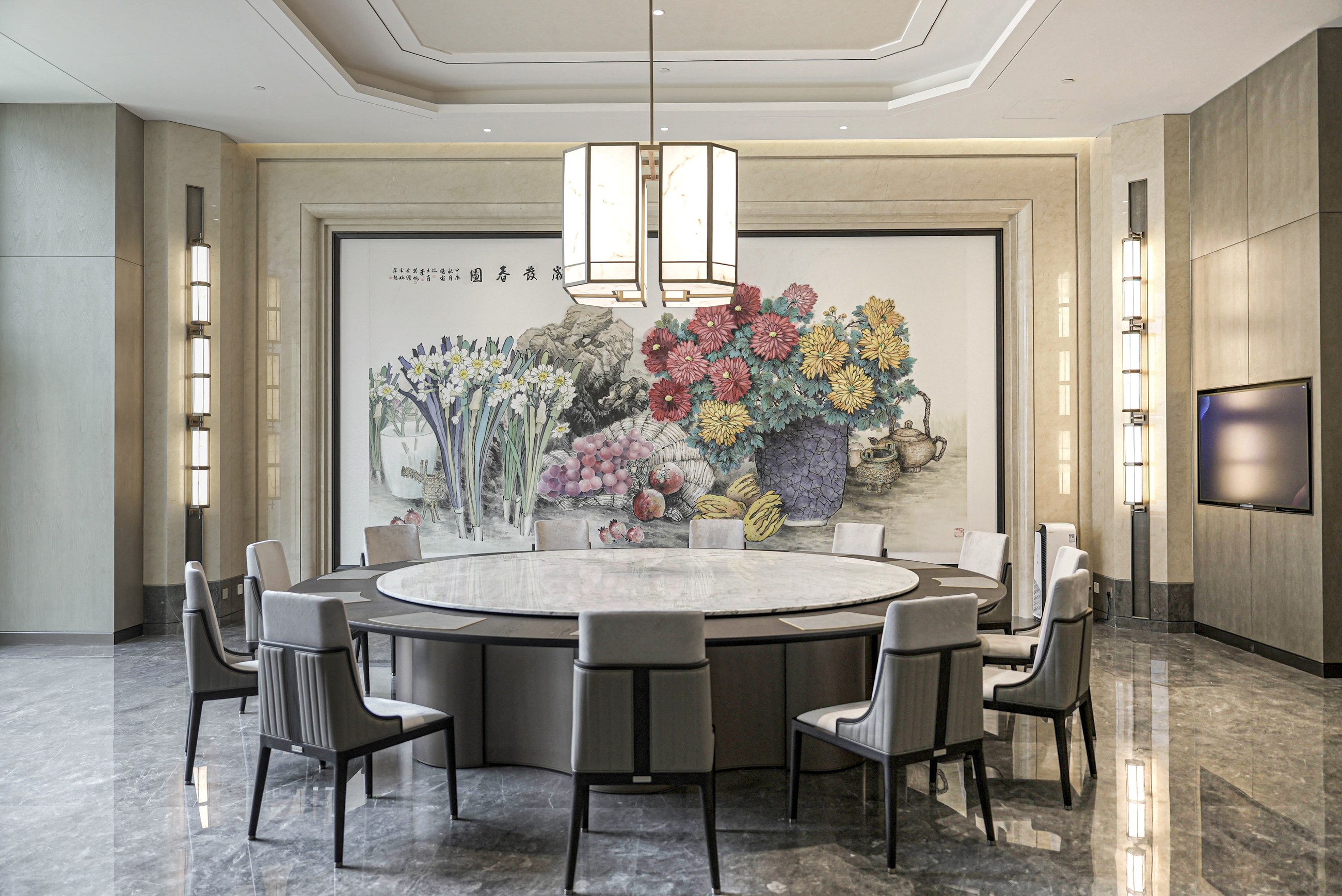 POSEENA furniture pairing and dining setting